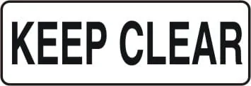GENERAL - KEEP CLEAR – Part No. G 750